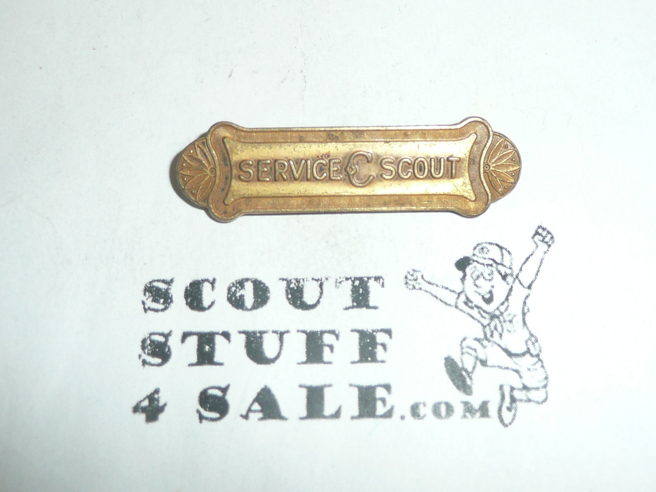 1930's CSS Civil Service Scout Gold Community/Civil Service Bar Pin