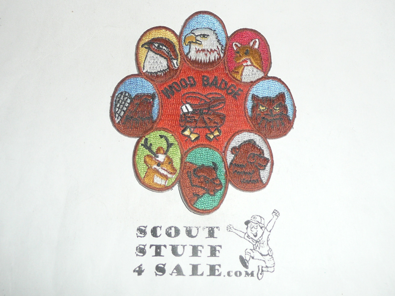 Wood Badge Patrol Totems Patch, 3" W x 3.5" H