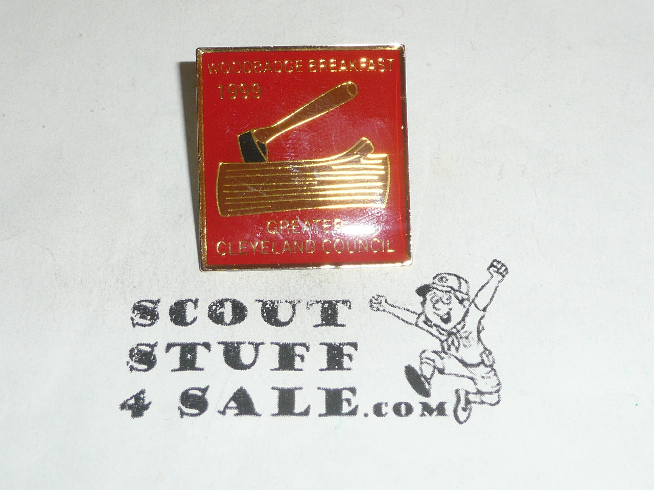 1999 Wood Badge Breakfast Pin, Greater Cleveland Council