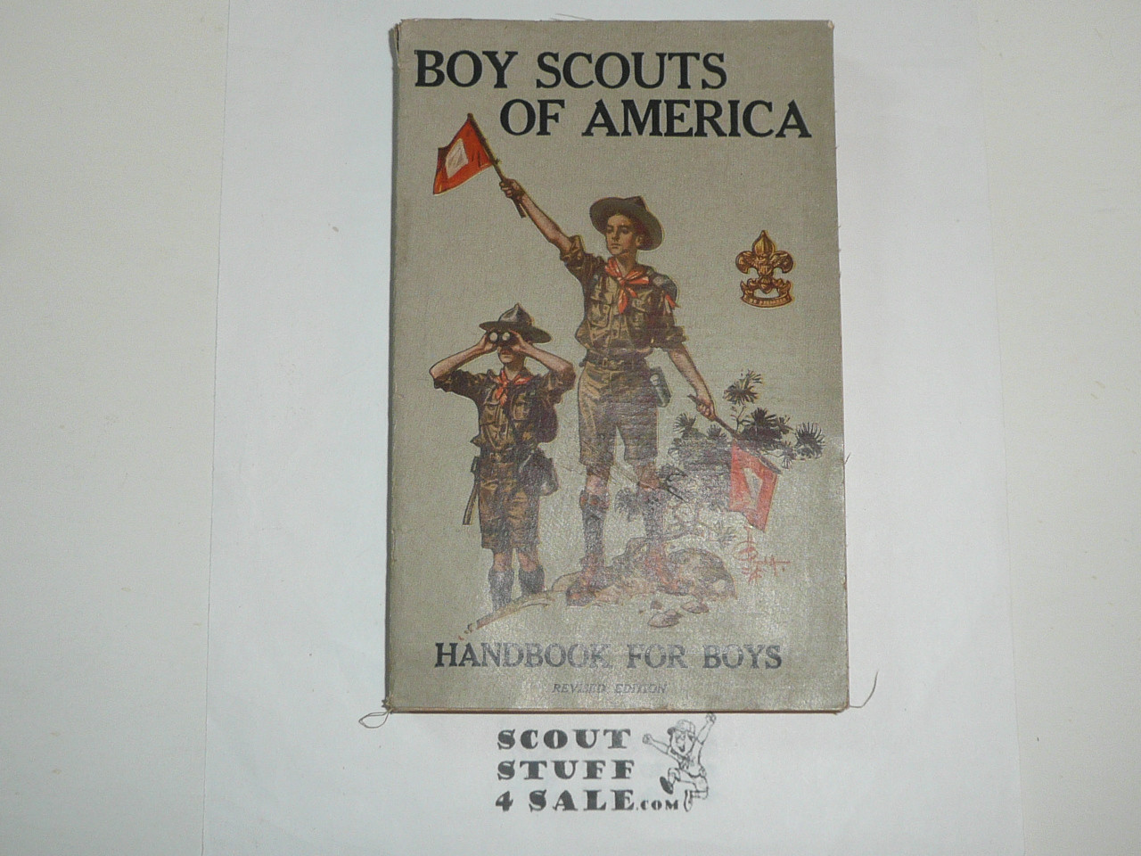 1915 Boy Scout Handbook, Second Edition, Thirteenth Printing, Mint condition, tiny imperfection at the top of the spine