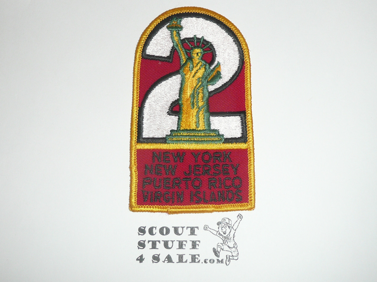 Region 2 x5 Patch - 4 territory - Original