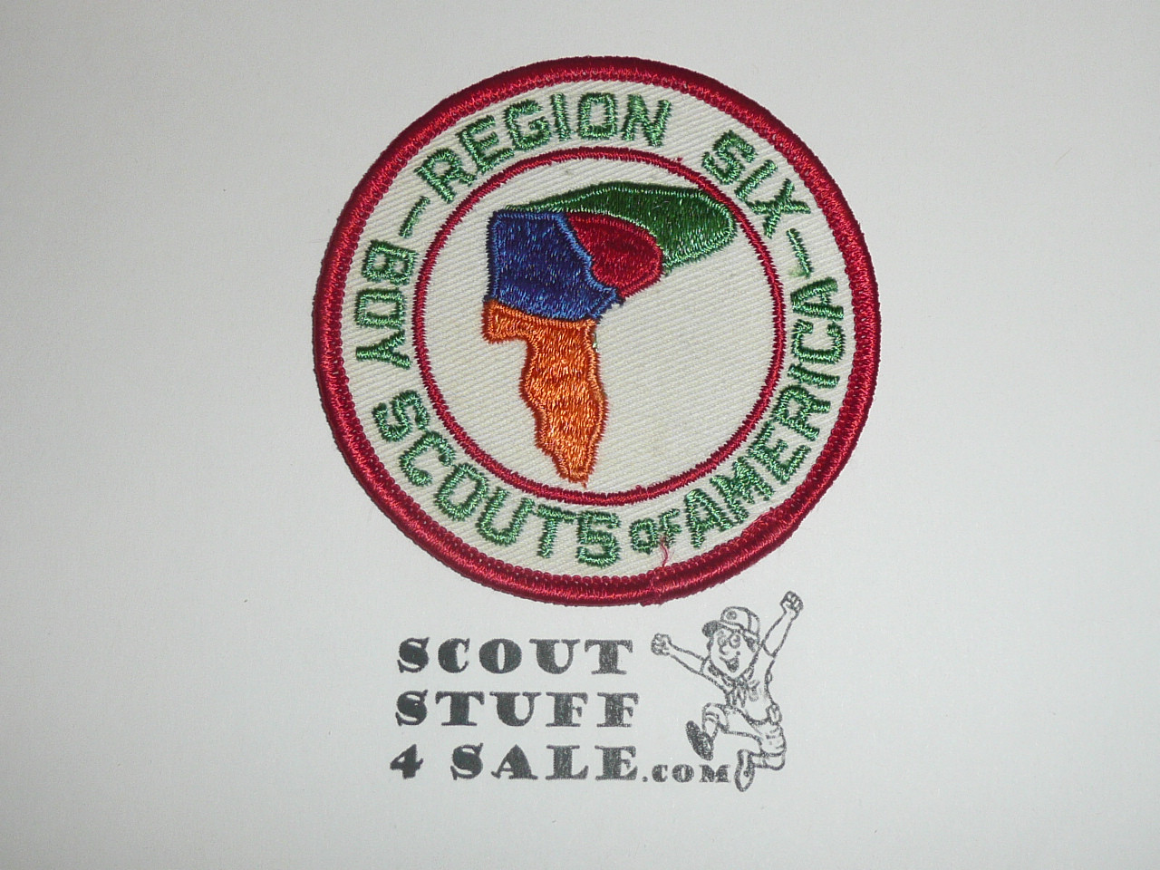 Region 6 R5 c/e Twill Patch - Boy Scout