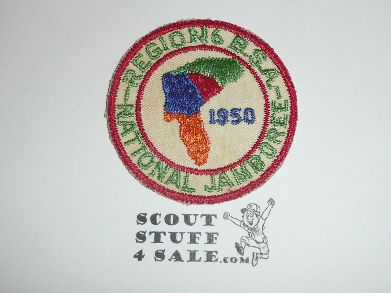 1950 National Jamboree Region 6 Patch