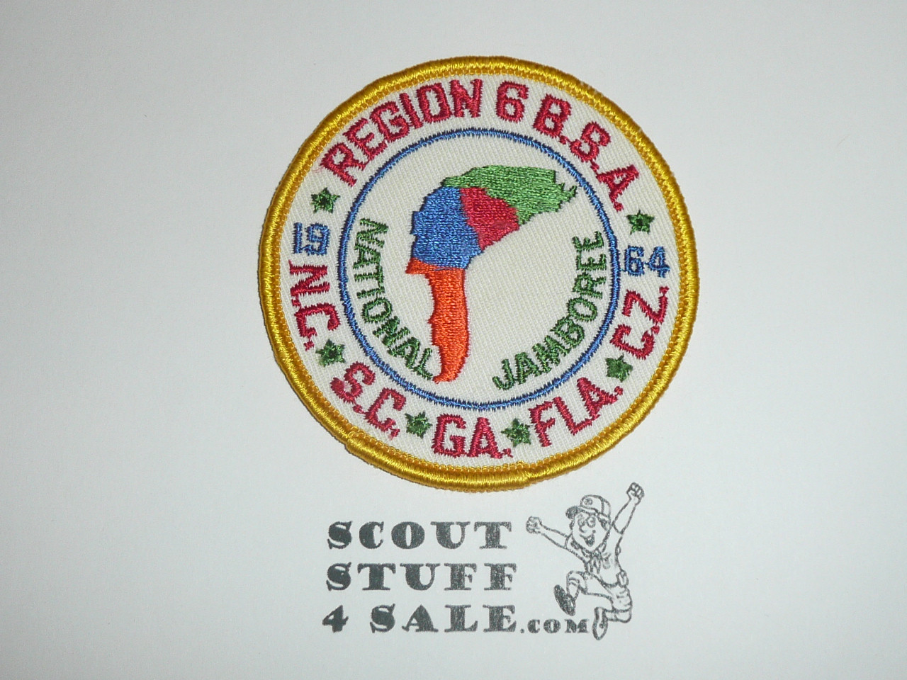 1964 National Jamboree Region 6 Patch