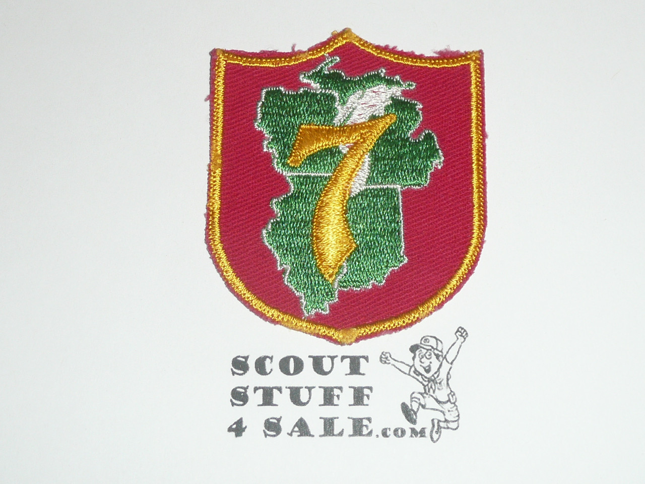 Region 7 x1 cut edge Twill Patch - Original