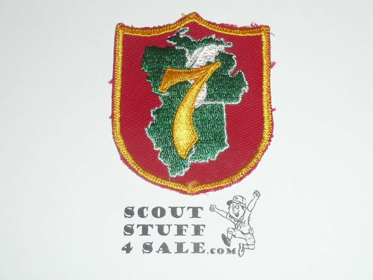 Region 7 x1 needle break cut edge Twill Patch - Original
