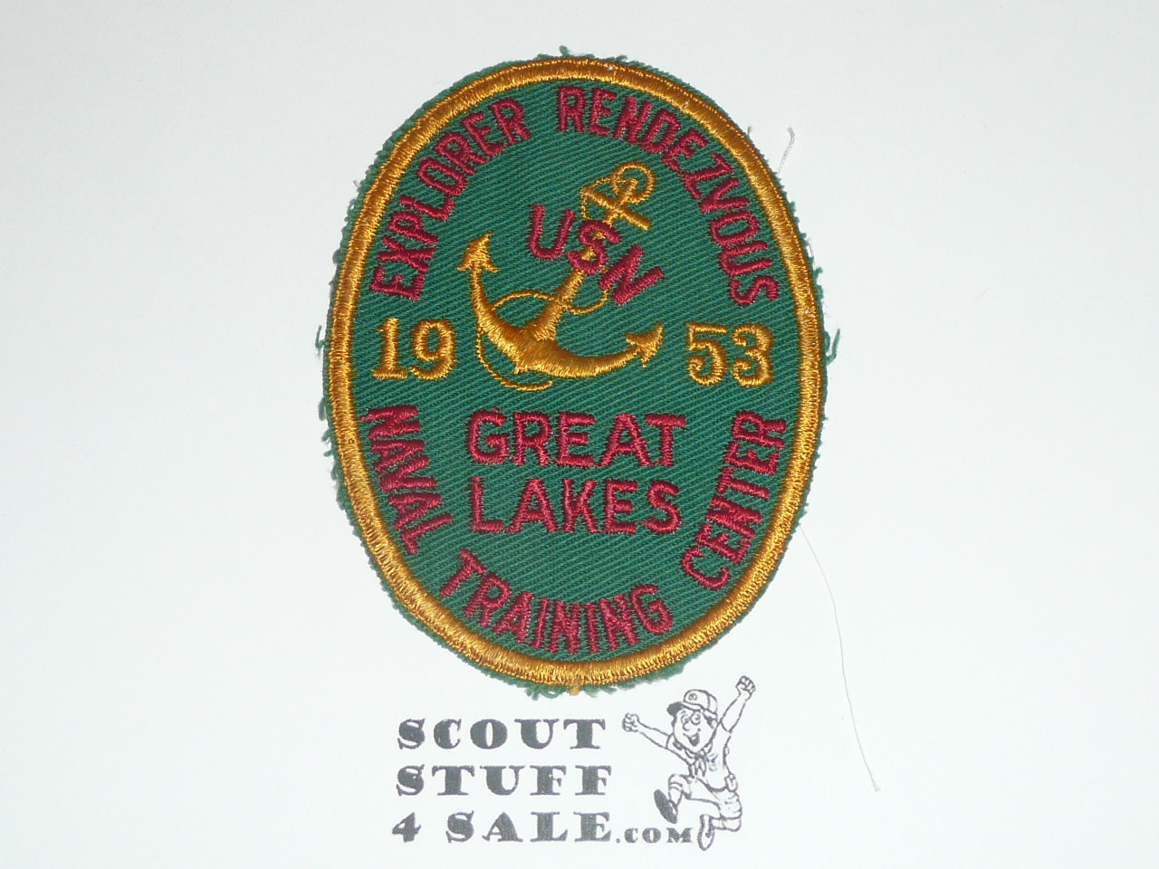 Region 7 1953 Explorer Rendezvous c/e Twill Patch - Boy Scout