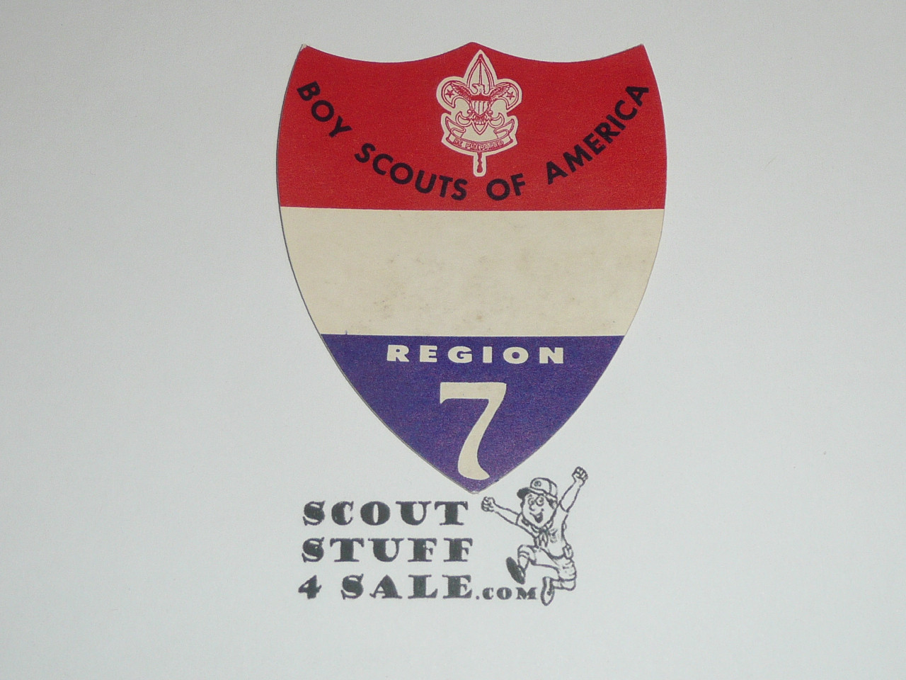 Region 7 Shield Sticker - Boy Scout