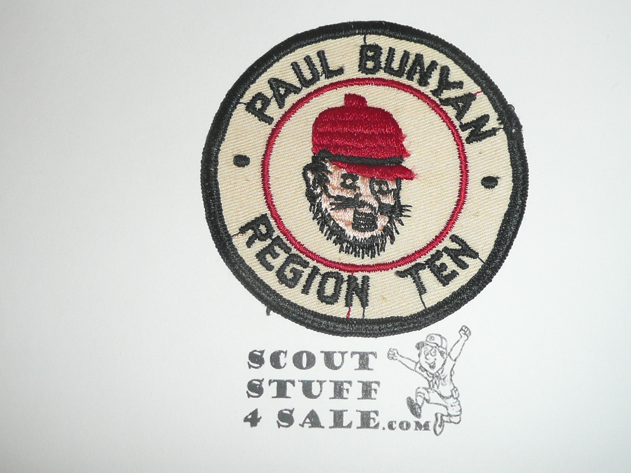 Region 10 R4a rolled edge Twill Patch - Boy Scout