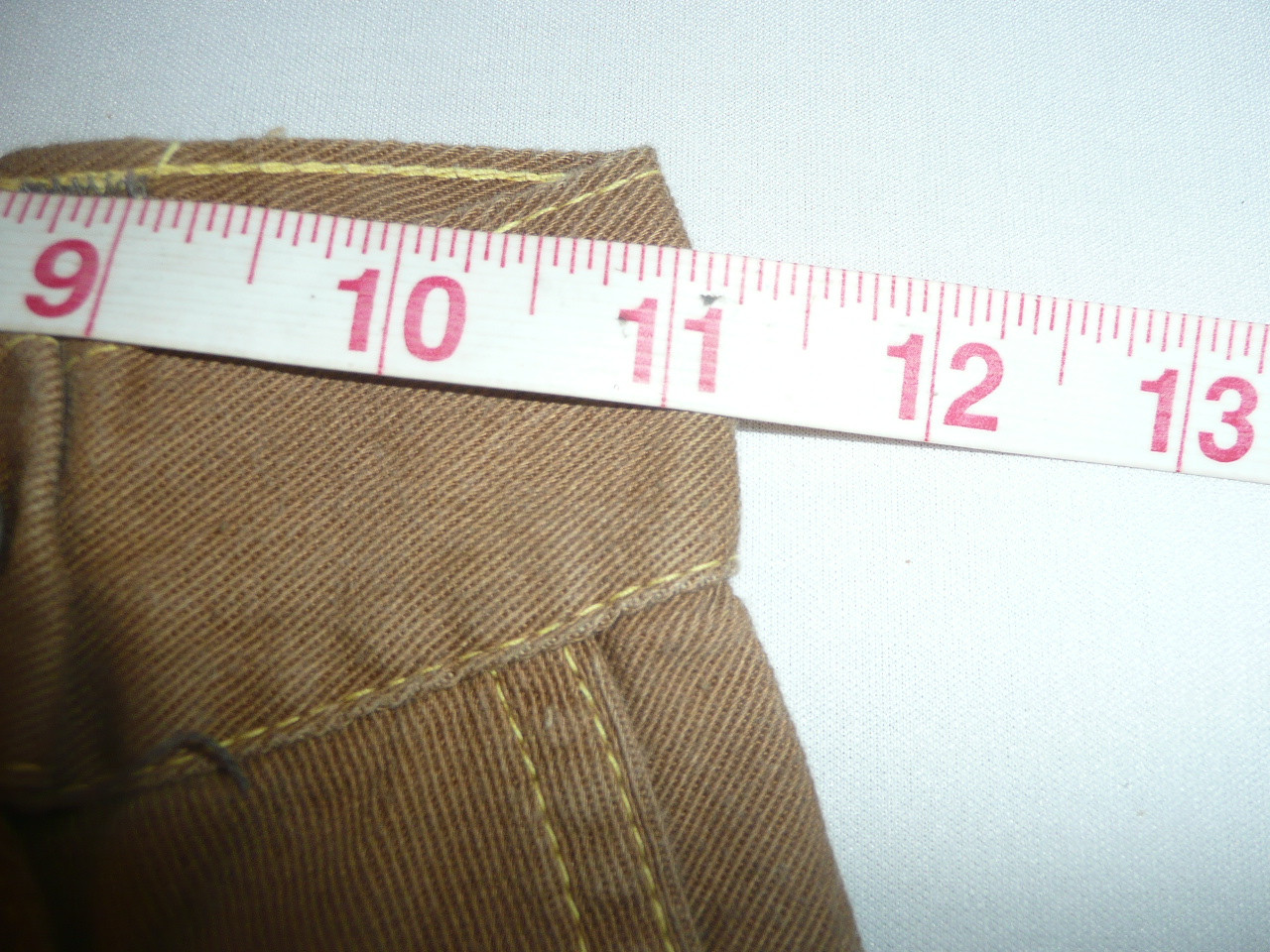 RARE Vintage Brownie Girl Scout Jeans, 22" waist and 32" Length, GSH22