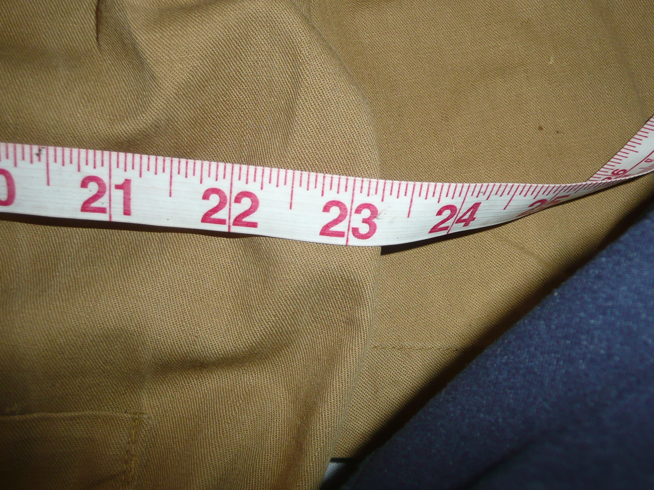 1920's Girl Scout Uniform Dress, chest 19" waist 46" Length 37.5", GSH33