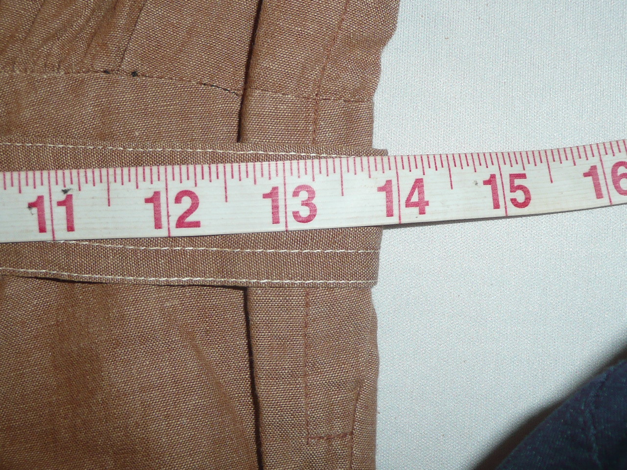 1970's Brownie Girl Scout Uniform Dress, Chest 17.5" Waist 28" Length 34", GSH41