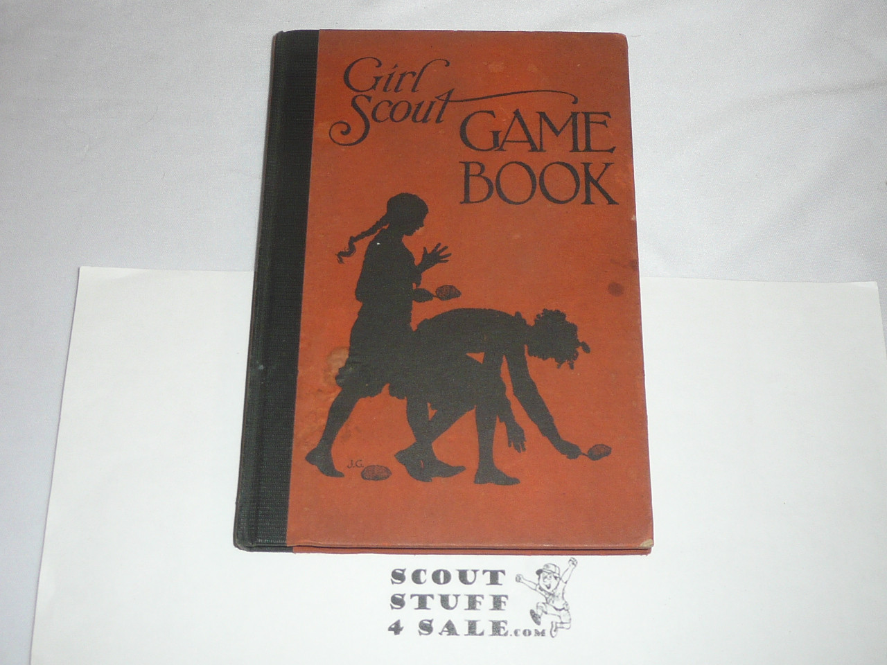 1929 Girl Scout Game Book, Hardbound