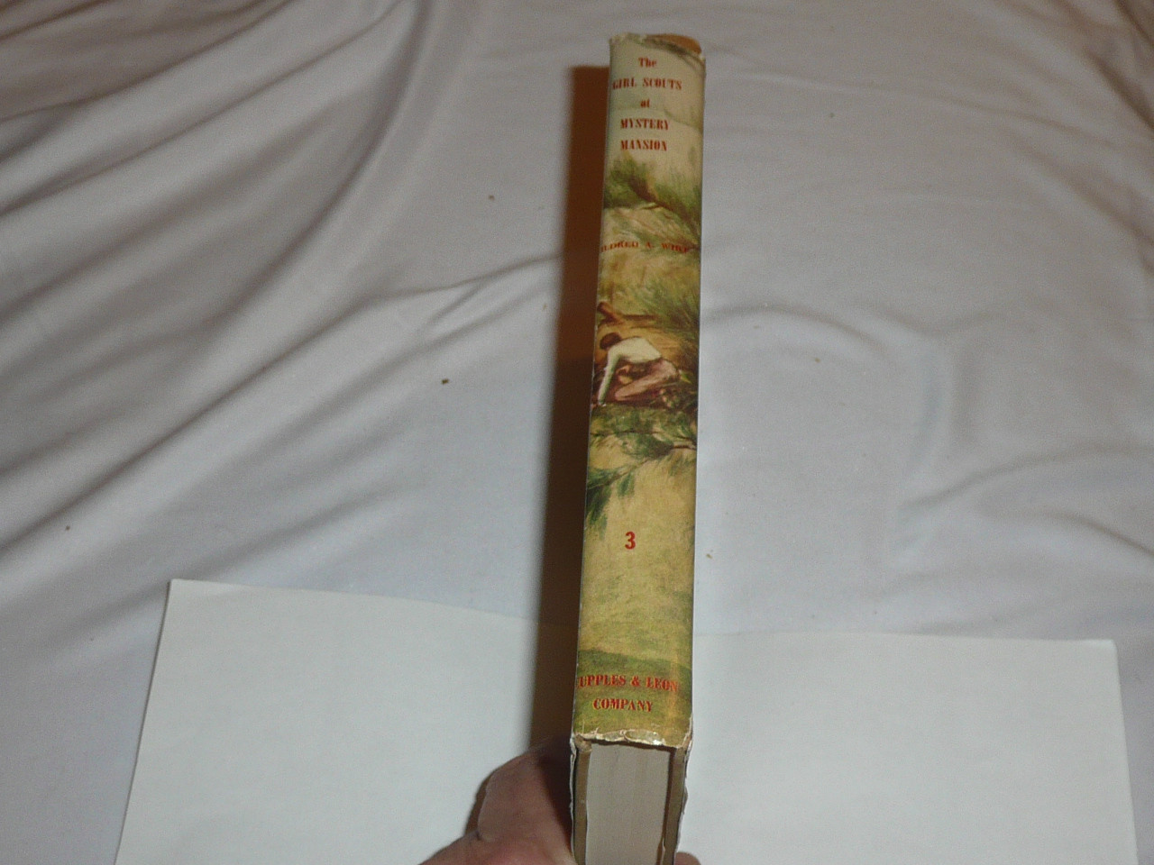 1957 The Girl Scouts at Mystery Mansion, Story Book, with dust Jacket