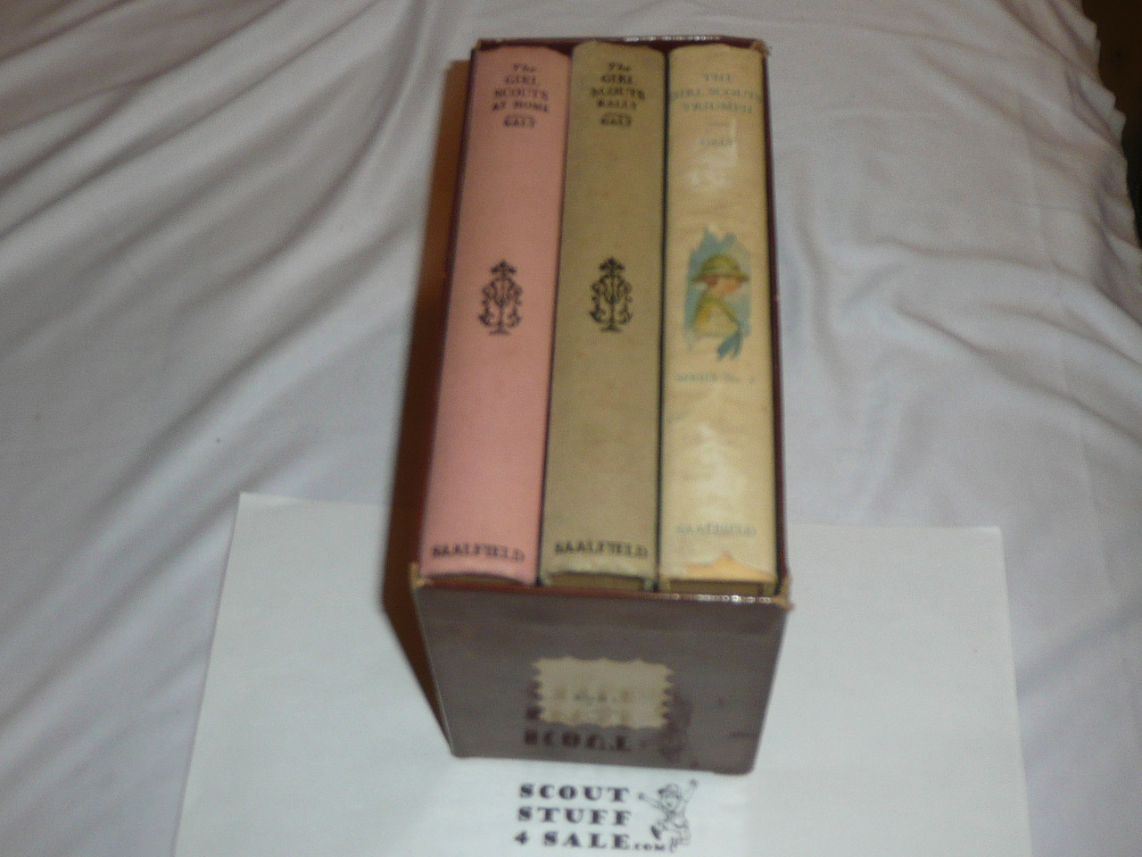 1921 Girl Scout Story Book Series, 3 books, one with dust jacket