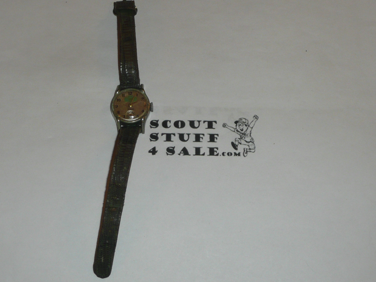 Vintage Girl Scout Nedana Wrist Watch, used, HC13