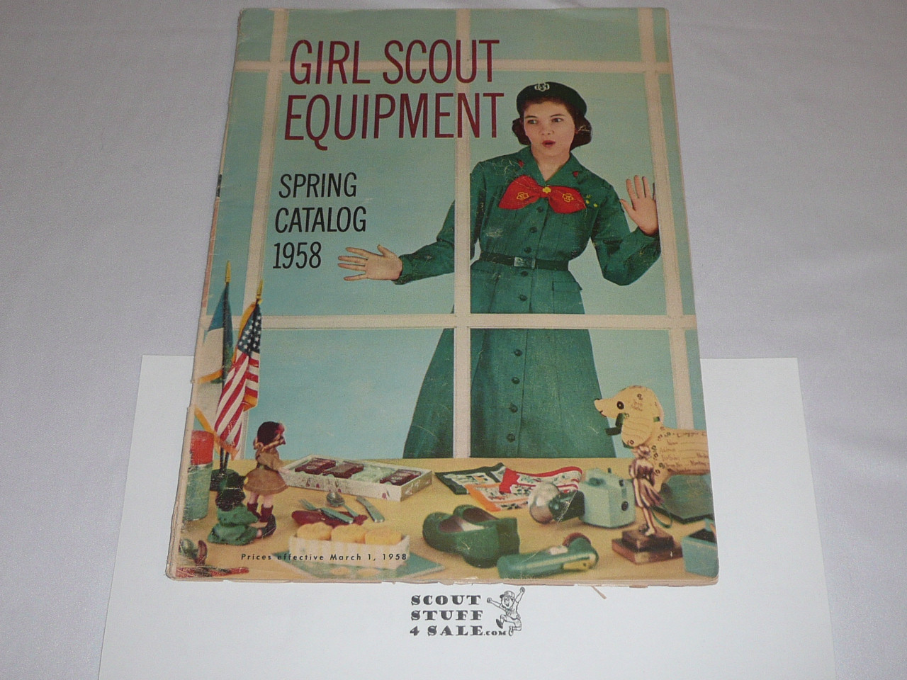 Girl Scout Equipment Catalog, Spring 1958