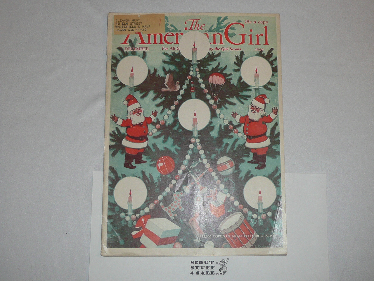 American Girl Magazine, Girl Scout, December 1940