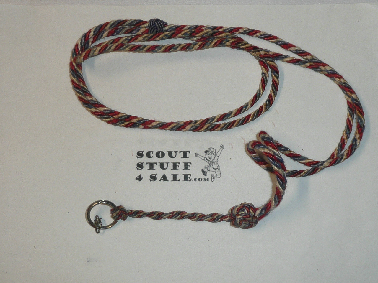 Whistle Neck Cord, Red white and blue