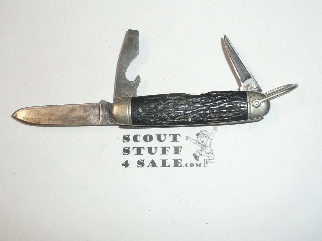 Boy Scout Knife, Universal Manufacturer, 1930's, Very good used condition but the can opener is missing (PAT6)