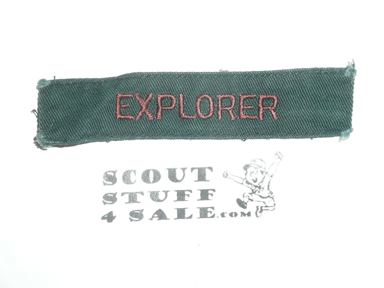 Program Strip - Explorer on explorer green twill, used