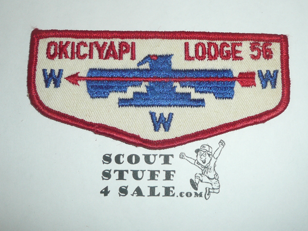 Order of the Arrow Lodge #56 Okiciyapi f3 Flap Patch