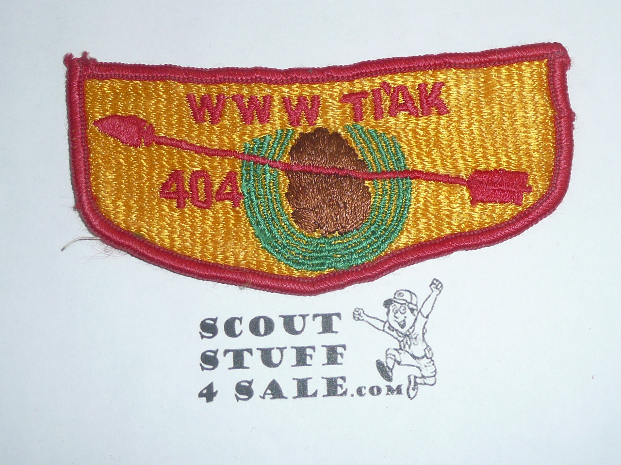 Order of the Arrow Lodge #404 Ti'ak s5 Flap Patch - Boy Scout