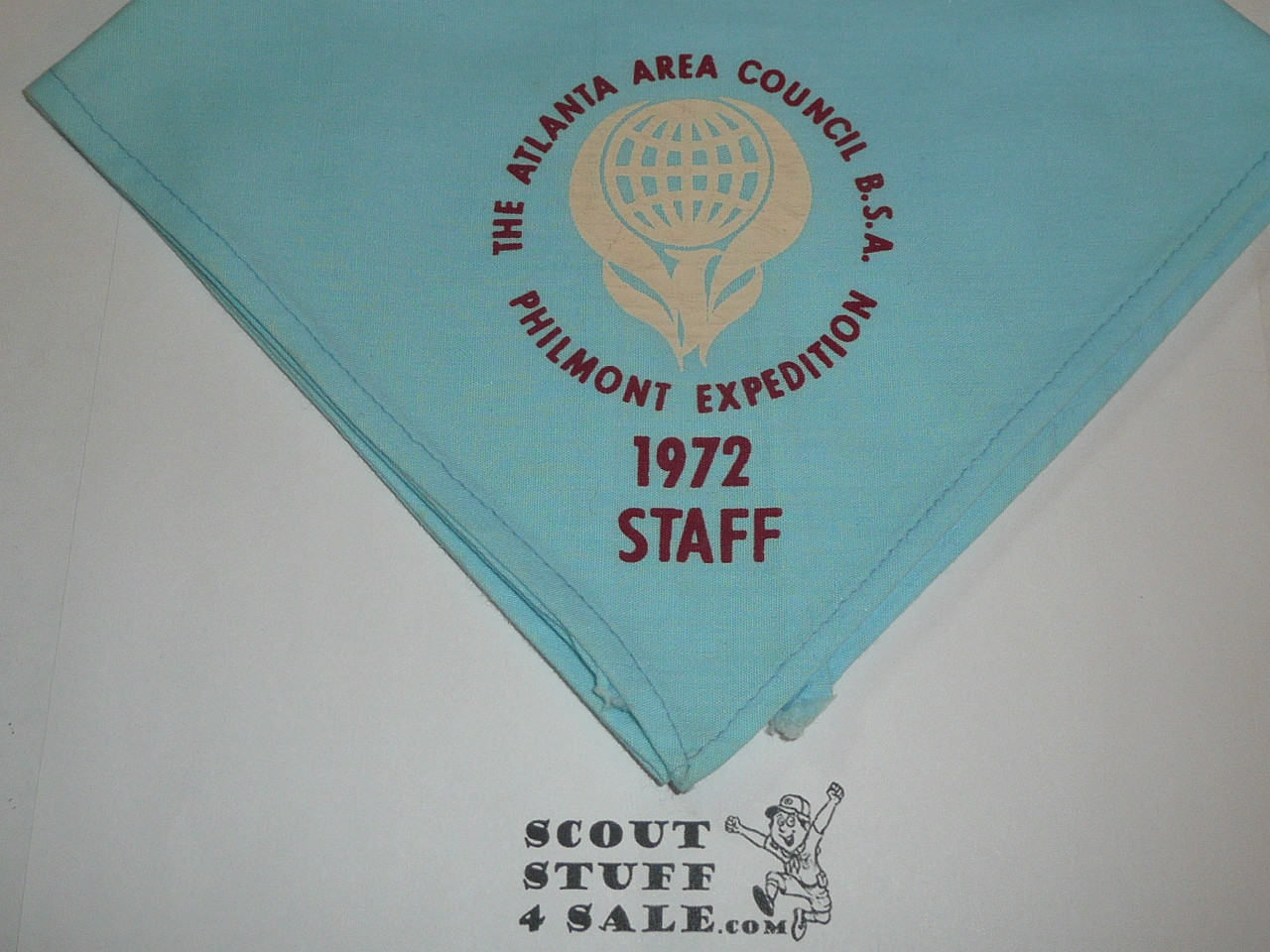 Philmont Scout Ranch Neckerchief, 1972 Atlanta Area Council Expedition STAFF