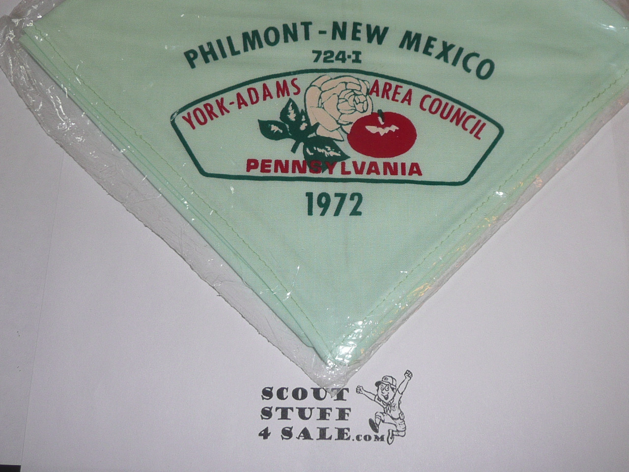 Philmont Scout Ranch Neckerchief, 1972 York-Adams Area Council Expedition