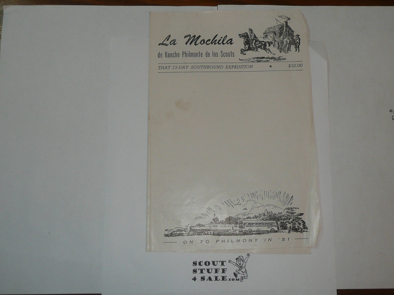 1951 Philmont Scout Ranch 13 day Trek Brochure