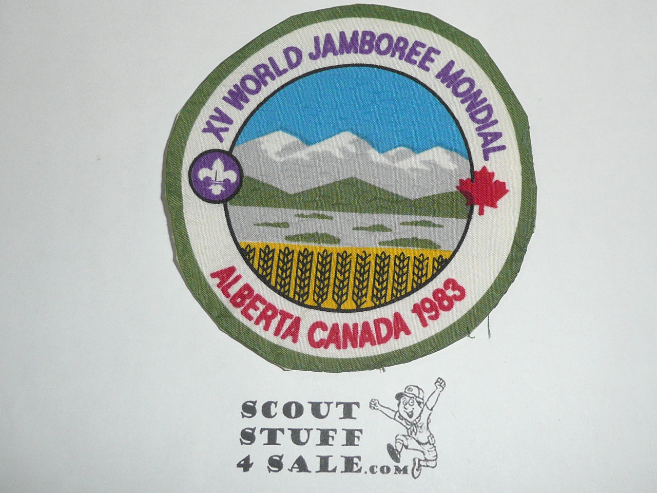 1983 Boy Scout World Jamboree Sheeting Patch