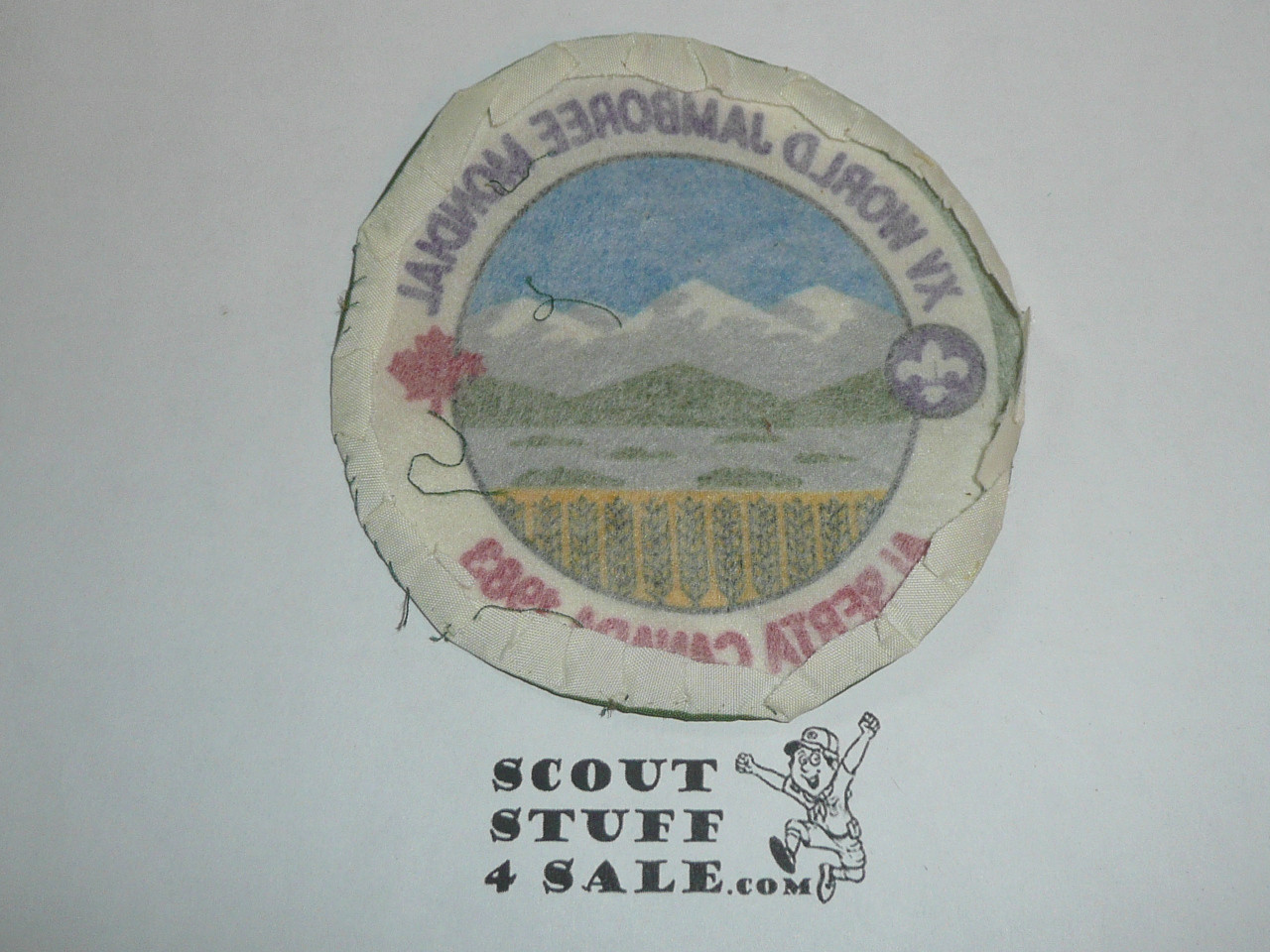 1983 Boy Scout World Jamboree Sheeting Patch