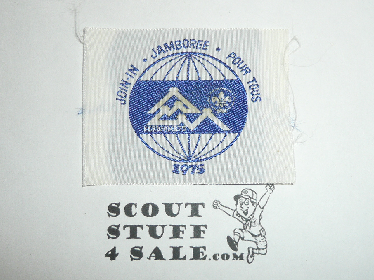 1975 World Jamboree woven patch, small