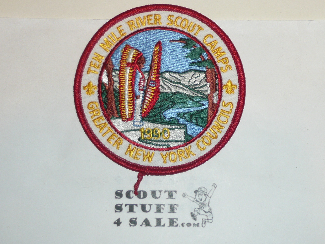 Ten Mile River Camp Patch, Greater New York Councils, 1990