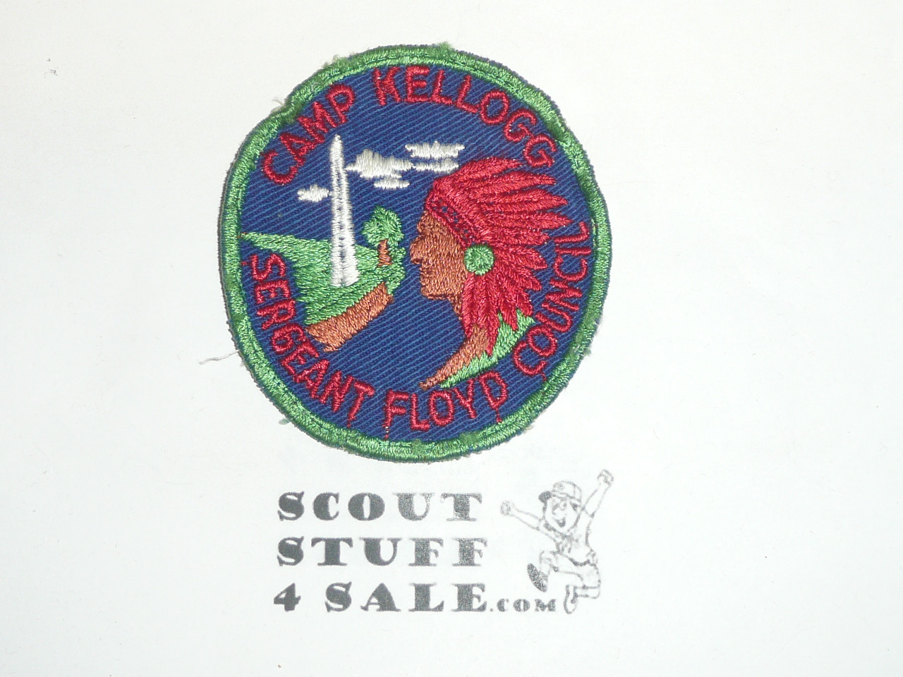 Camp Kellogg Patch, Sergeant Floyd Council, sewn