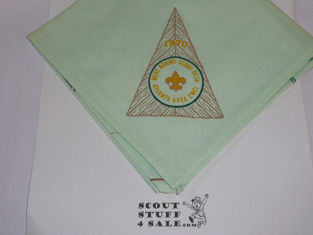 Bert Adams Scout Reservation Neckerchief, 1970