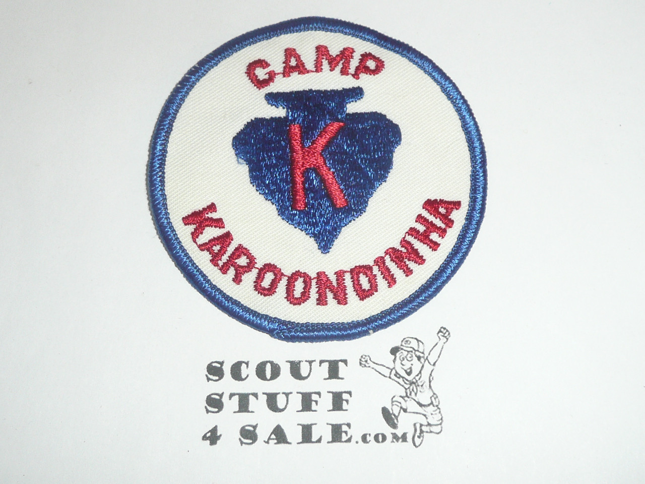 Camp Karoondinha Patch, white twill