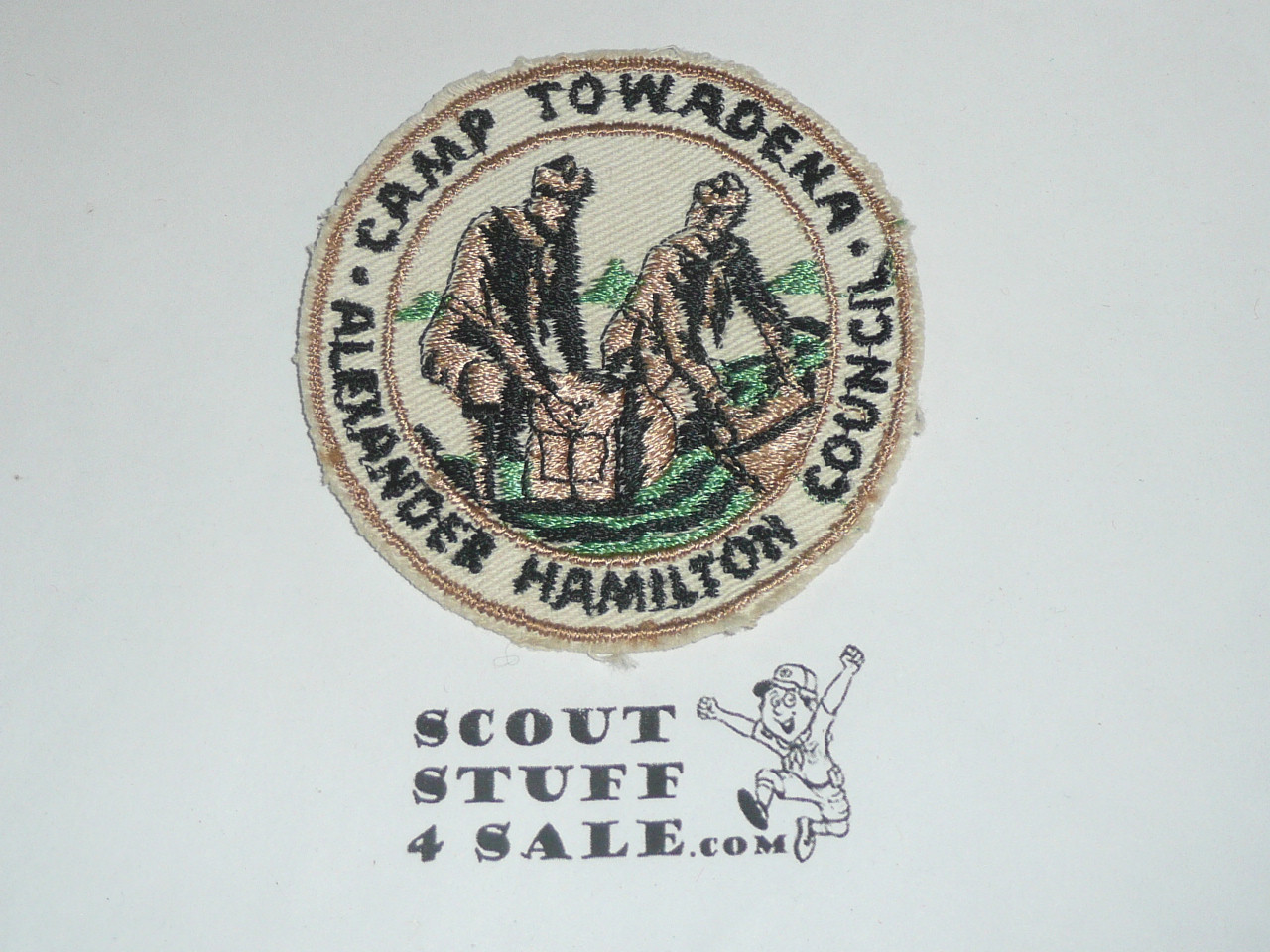 Camp Towadena c/e twill Camp Patch, Alexander Hamilton Council