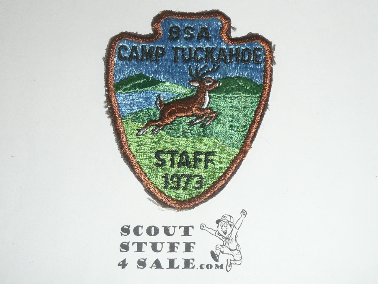 Camp Tuckahoe STAFF Patch, York-Adams Area Council, 1973
