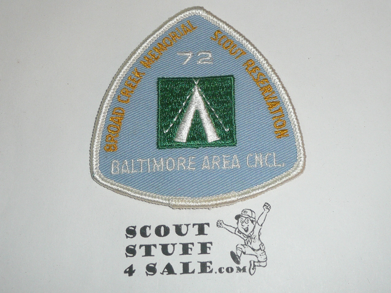 Broad Creek Scout Reservation Patch, Baltimore Area Council, 1972