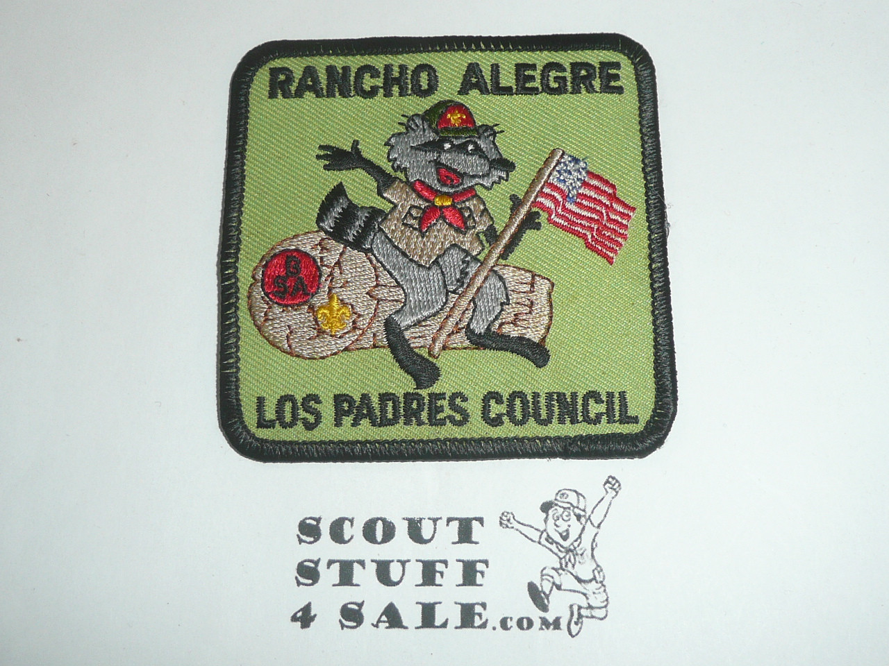 Camp Rancho Alegre Patch, Los Padres Council, black bdr