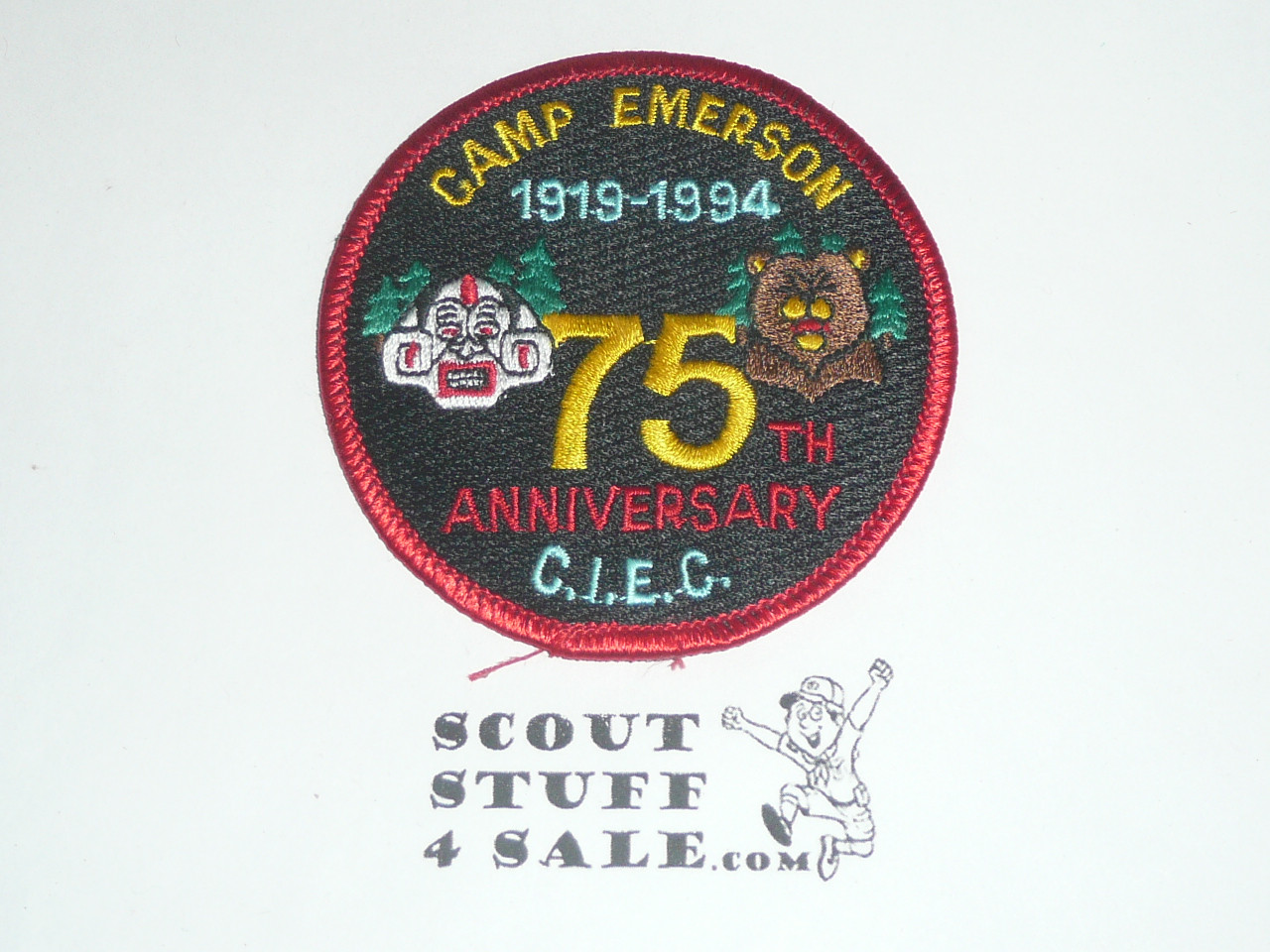 Camp Emerson Patch, California Inland Empire Council, 1994, 75th Anniversary