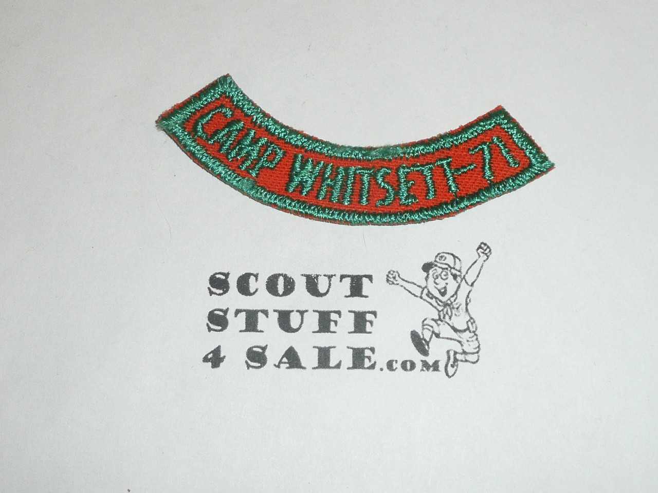 1971 Camp Whitsett Summer Camp Arc Patch - Scout