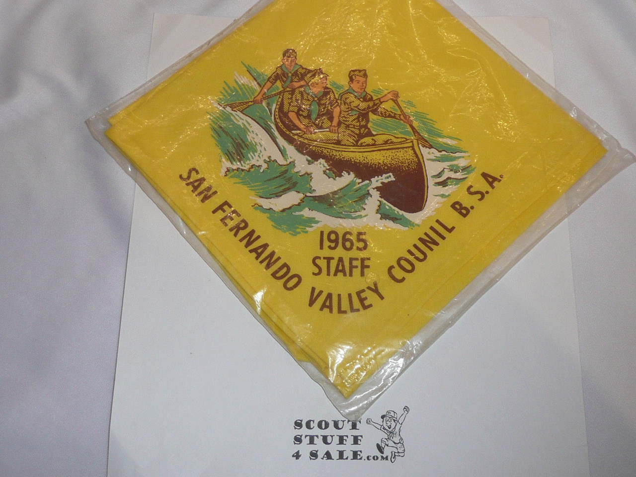 1965 Camp Whitsett STAFF Neckerchief, San Fernando Valley Council