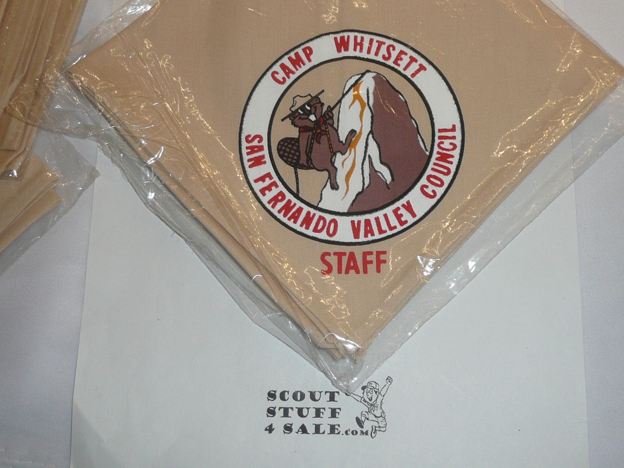 1971 Camp Whitsett STAFF Neckerchief, San Fernando Valley Council