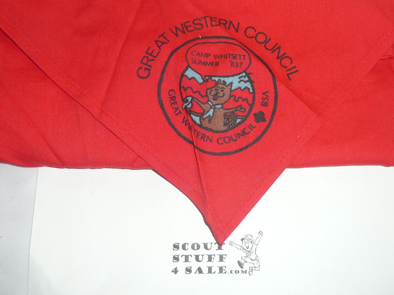 1983 Camp Whitsett Neckerchief, Great Western Council