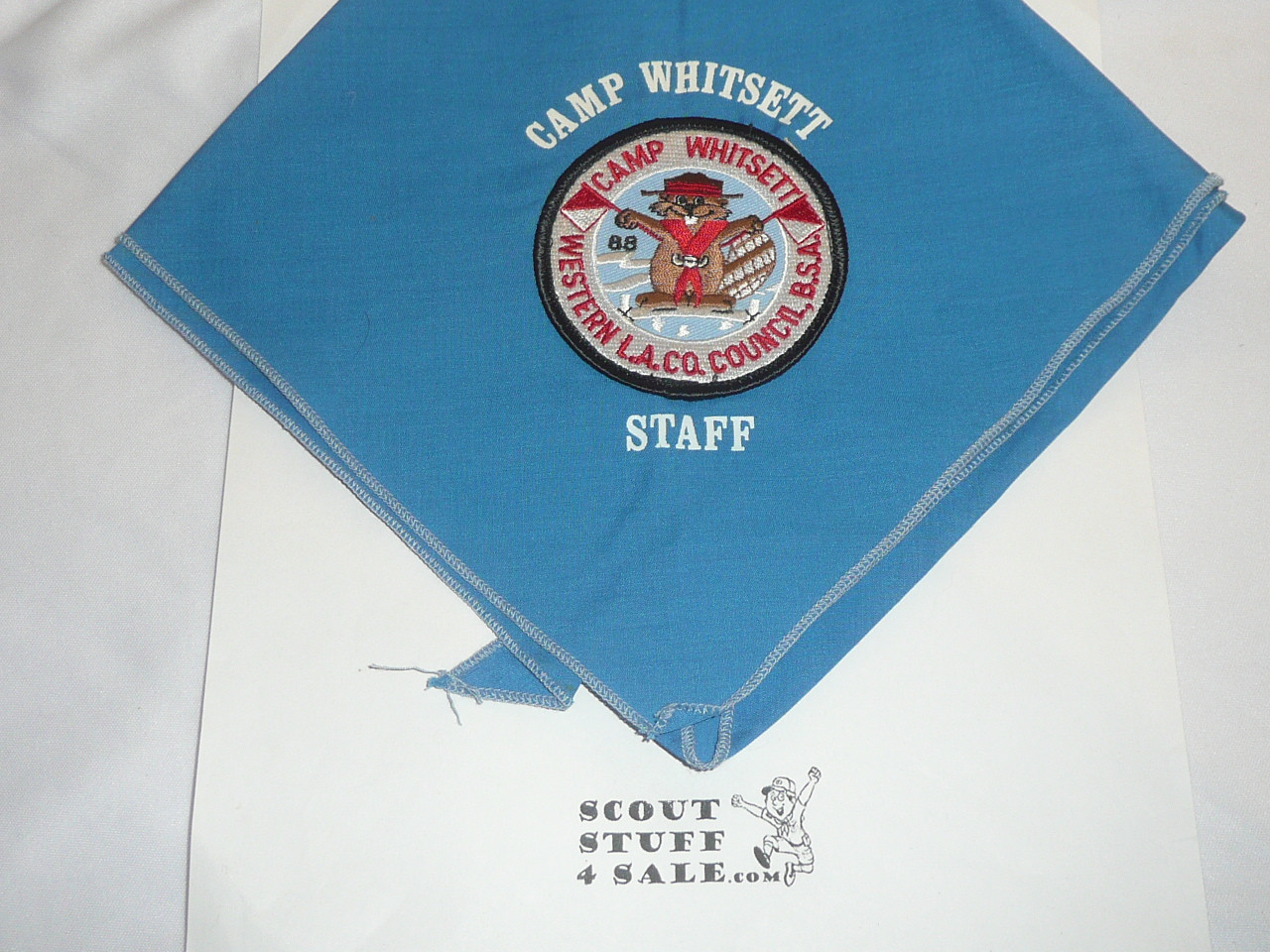 1988 Camp Whitsett STAFF Neckerchief, Western Los Angeles County Council