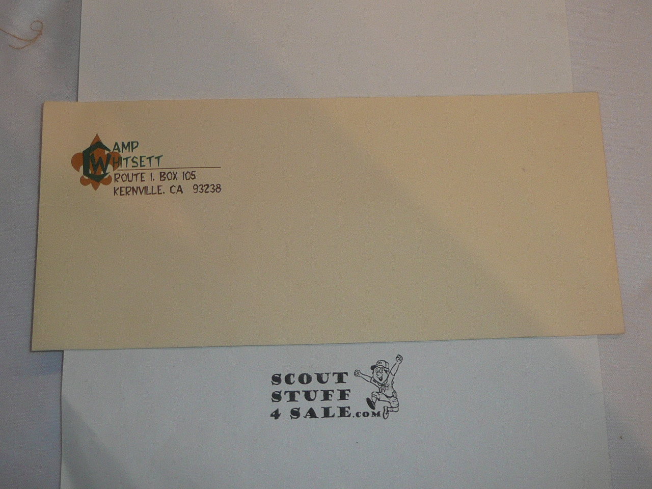 2000's Camp Whitsett Stationary Envelope