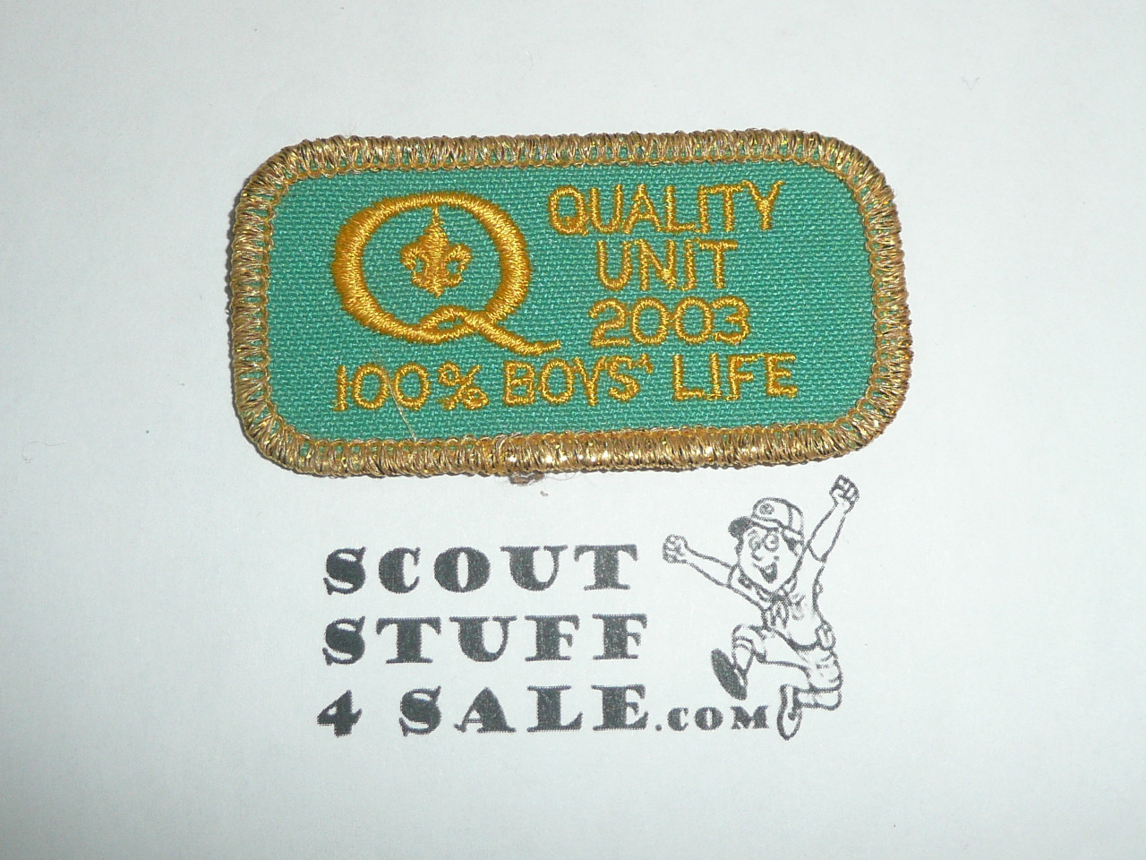 Quality Unit Patch, 2003, 100% Boys' Life