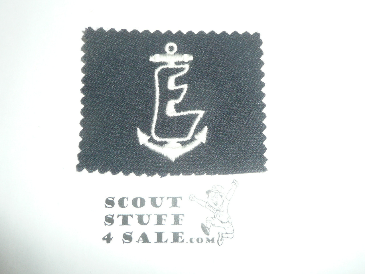 Sea Scout Position Patch, Quartermaster on blue, 1970's